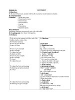 period 35 revision period 35 revision i objectives by the end of the lesson students will be able to practice model sentences fluently ii language focus grammar simple past tense present perfect te