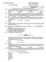 i t hoàng xuân hùng – 9b ngô quyền – email hoangxuanhung ngheanyahoo com – tel 0987 427 208 giáo dục và đào tạo luyện thi thầy hùng đề thi đại học lần 7 môn vật lý khối a thời gian làm bài 90 phút