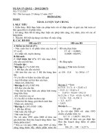 Giáo án lớp 5 tuần 17