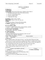 GIAO AN TIENG ANH LOP 2 TUAN 23