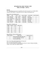 đề kiểm tra thực hành 1 tiết đề kiểm tra thực hành 1 tiết môn tin học lớp 12 đề 1201 câu 1 khởi động access tạo cơ sở dữ liệu mới với tên của emví dụ le kim anh trong my document trong csdl này tạ