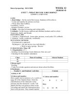 Week 12- Lesson plan 4