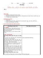 singapore international school ho chi minh city vietnam trung sơn residential area no 29road no 3 hamlet 4 binh hung ward binh chanh distrisct thứ ngày tháng năm 2008 mĩ thuật bài 6 i mục tiêu