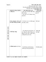 Giáo án tuần 32 Các hiện tượng tự nhiên