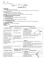 tuần 03 giáo án hình học 11cb giáo viên nguyễn văn minh tuần 06 tiết 05 ngày soạn 31082009 lớp 11b3 11b5 ngày dạy 08092009 §5 phép quay i mục tiêu 1 kiến thức giúp học sinh nắm vững định nghĩa p