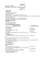 Giáo án lớp 1B- tuần 2