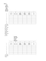 baøi 1 baøi taäp excel phaïm traàn ñình baøi 1 laäp baûng tính vaø löu treân ñóa baøi taäp sau a b c d e f 1 2 soá tt hoï vaø teân ñieåm thcb ñieåm word ñieåm excel tb 3 4 5 6 7 8 9 10 1 töï nhaäp soá