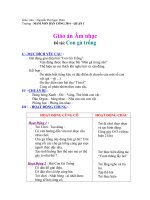 giáo án làm quen văn học website hỗ trợ giảng dạy và chăm sóc trẻ em www mamnon com giáo viên nguyễn thị ngọc thảo trường mầm non bán công 304 – quận 1 giáo án âm nhạc đề tài con gà trống i mục đích