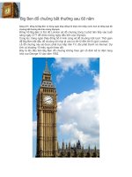 Big Ben đổ chuông bất thường sau 60 năm - CLB Tiếng Anh - Hoàng Thái Ninh - E-Learning, Website trường THCS Suối Ngô, Tân Châu, Tây Ninh