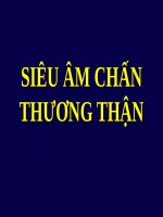 SIÊU ÂM CHẤN THƯƠNG THẬN (SIÊU ÂM SLIDE).PPT