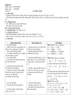 tuaàn 10 giáo án đại số 7 giáo viên lê văn thắm năm học 2009 – 2010 tuaàn 10 ngaøy soaïn 14102009 ngaøy daïy 102009 tieát 19 luyeän taäp i – muïc tieâu – cuûng coá khaùi nieäm soá thöïc thaáy roõ