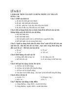 lyù 6 lyù 6 k ì i i khoanh troøn vaøo chöõ caùi ñöùng tröôùc caâu traû lôøi ñuùng 3ñ caâu 1 ghñ cuûa thöôùc laø a ñoä daøi lôùn nhaát ghi treân thöôùc b ñoä daøi nhoû nhaát ghi treân thöôùc c ñoä d
