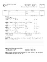 tr­êng tióu häc v¨n tiõn hä vµ tªn líp bµi kscl hsg th¸ng 9 m«n to¸n – líp 2 thêi gian 60 phót kh«ng kó giao ®ò sè ph¸ch §ióm nhën xðt ch÷ ký gk1 gk2 sè ph¸ch ngµy kióm tra 200 §ò bµi a tr¾c ngh