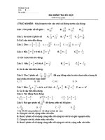 trương thcs hải hậu bai gi¸o ¸n to¸n 6 bài kiểm tra số học thời gian làm bài