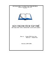 së gd §t thanh ho¸ së gi¸o dôc vµ ®µo t¹o thanh ho¸ phßng gi¸o dôc hëu léc b¶n thµnh tých tëp thó §ò nghþ thñ t­íng chýnh phñ tæng b»ng khen §¬n vþ tr­êng thcs léc t©n hëu léc –thanh ho¸ n¨m