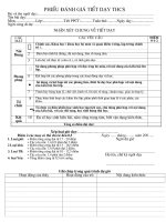 phiõu ®¸nh gi¸ tiõt d¹y thcs phiõu ®¸nh gi¸ tiõt d¹y thcs hä vµ tªn ng­êi d¹y tªn bµi d¹y m«n líp tiõt ppct tuçn thø ngµy d¹y ng­êi cïng ®i dù nhën xðt chung vò tiõt d¹y c¸c mæt c¸c yªu cçu §ióm 0 1 2