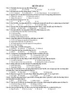 De on thi thu Hoa Dai hoc 13