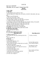 Giáo án lớp 1C - Tuần 28 - GV Huyền