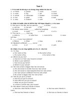 test 3 test 3 i t×m mét tõ kh«ng n»m trong cïng nhãm tõ cña nã 1 a friend b parent c uncle d aunt 2 a small b big c old d meet 3 a school b classmate c theater d market 4 a nice b good c fine d bad 5
