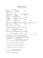 ñeà cöông anh vaên 7 –naêm hoïc 2007 – 2008 ñeà cöông anh vaên 7 naêm hoïc 2007 – 2008 i 1 class are you in a where b how many c what 2 her parents live ha noi a on b at c in 3 ha noi is a big city