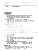 trường thcs kiểm tra một tiết lớp 6 môn địa lý họ và tên điểm lời phê của giáo viên i trắc nghiệm 3đ khoanh tròn ý đúng 1 khoáng sản là a những khoáng vật và đá có ích được con người khai thác s