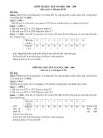 ngaøy soaïn kieåm tra hoïc kì ii naêm hoïc 2008 – 2009 moân vaät lyù 6 thôøi gian 45 ph ñeà baøi caâu 1 nhö theá naøo laø söï noùng chaûy vaø söï ñoâng ñaëc so saùnh söï gioáng vaø khaùc nhau giöõa s