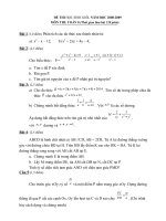 HSG 8 0809De thi HSG Toan 8 Huyendoc