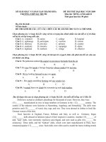1 a sở giáo dục và đào tạo thanh hóa đề thi thử đại học năm 2009 trường thpt bá thước môn thi tiếng anh khối d thời gian làm bài 90 phút họ tên thí sinh số báo danh đề thi gồm 80 câu từ câu 1 đến