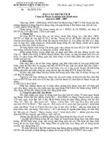 §oµn tncs hå chý minh §oµn tncs hå chý minh bch tr​­êng thpt 4 thä xu©n thä xu©n ngµy 22 th¸ng 5 n¨m 2009 sè bc§tn tx4 b¸o c¸o thµnh tých c«ng t¸c §oµn vµ phong trµo thanh niªn n¨m häc 2008 2009