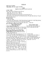 Giáo án lớp 1C - Tuần 19 - GV Huyền