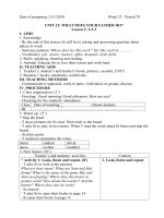 Giáo án tiếng Anh lớp 4