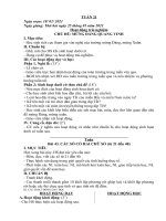 Giáo án Lớp 1D tuần 21