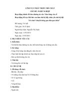 Giáo án thể dục