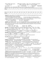 10 đề kiểm tra 1 tiết lần 2 môn hóa lớp 12