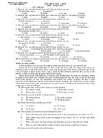®ò thi kh¶o s¸t häc sinh giái n¨m häc 2004 2005 bµi kióm tra 1 tiõt m«n tiõng anh 8 phçn i kiõn thøc chung 1 khoanh trßn vµo ®¸p ¸n phï hîp nhêt ®ó hoµn thµnh c©u sau do you know how computers a use