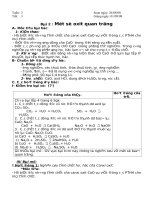 tuần gi¸o ¸n hãa häc 9 tuần 2 soạn ngày 260808 tiết 3 giảng ngày 010908 bµi 2 mét sè oxit quan träng a– môc tiªu bµi häc 1 kiõn thøc hs biõt ®­îc nh÷ng týnh chêt cña canxi oxit cao vµ viõt ®óng c¸