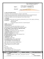 unit 4 our past dao duy tu secondary school english 8 date of preparation october 10th date of teaching october 15th unit 5 period 26 i aims and objectives to introduce some words and phrases relating