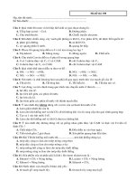 mã đề thi 198 họ tên thí sinh số báo danh câu 1 quaù trình leân men vaø hoâ haáp hieáu khí coù giai ñoaïn chung laø a toång hôïp acetyl – coa b ñöôøng phaân c chu trình krebs d chuoãi truyeàn electro