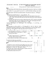 đề số 6 së gi¸o dôc ®µo t¹o kú thi tuyón sinh vµo líp 10 thpt chuyªn m«n thi vët lý thêi gian lµm bµi 150 phót kh«ng kó thêi gian giao ®ò bài 1 một thanh đồng chất tiết diện đều được nhúng một đầu