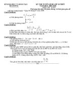 De thi vao lop 10 THPT nam hoc 20092010 cua tinh Hai Duong