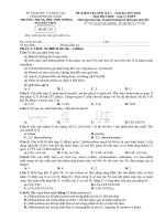 đê thi học kì 2 môn hóa khối 11 năm 2017 2018 và đáp án