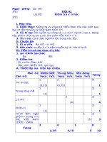 hä vµ tªn ngµy gi¶ng líp 8a 311 líp 8d 311 tiõt 41 kióm tra v¨n häc i môc tiªu 1 kiõn thøc kióm tra vµ cñng cè nhën thøc cña häc sinh sau bµi «n tëp truyön ký viöt nam hiön ®¹i 2 kü n¨ng rìn luyön v