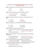 câu hỏi trắc nghiệm kinh tế chính trị mac lênin( có đáp án)