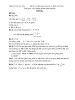 harry potter và hòn đá phù thủy tr­êng thcs léc t©n ®ò thi tuyón sinh vµo líp 10 thpt thi thö thêi gian 120’ kh«ng kó thêi gian chðp ®ò ®ò bµi §ò bµi bµi 1 20 ® cho bióu thøc a a t×m ®iòu kiö