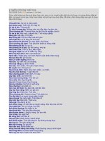 Y NGHIA CAC LOAI HOA