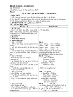 Giáo án tuần 5 lớp 5