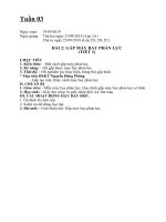 Giáo án môn Thủ công lóp 2 - tuần 3