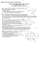 phßng gi¸o dôc ®µo t¹o diôn ch©u phßng gi¸o dôc ®µo t¹o diôn ch©u ®ò thi häc sinh giái huyön vßng iii n¨m häc 2006 – 2007 m«n vët lý thêi gian lµm bµi 150 phót c©u1 thanh ab cã träng l­îng p1 100n