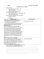 keá hoaïch giaûng daïy thuû coâng lôùp 2 tuçn 1 ngµy d¹y 18 8 2008 gêp tªn löa tiõt 1 i môc ti£u häc sinh biõt c¸ch gêp tªn löa gêp ®­îc tªn löa häc sinh høng thó gêp h×nh ii §å dïng d¹y häc 1 gv