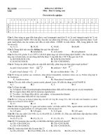 10 đề kiểm tra 1 tiết lần 2 môn hóa lớp 12